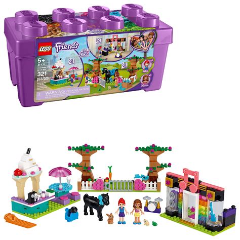 LEGO Friends Heartlake City Brick Box 41431 Building Kit; Make 6 Scenes ...