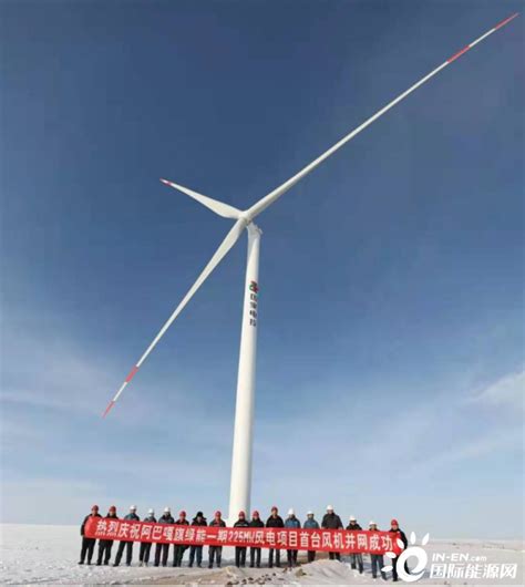 内蒙古杭锦旗20兆瓦分散式风电项目首台风机吊装完成-国际风力发电网