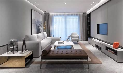 现代简约三居室135平米13.6万-诺亚新洲装修案例-北京房天下家居装修网