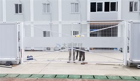新型工地大门_新款建筑工地大门JG-DM006_深圳市坚固钢结构建筑有限公司