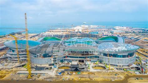 海口国际免税城配套项目商业楼和人才社区预计年内竣工