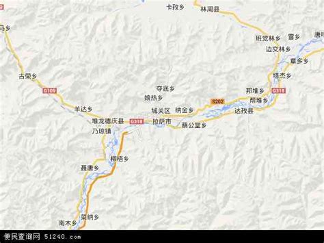 拉萨市地图详解-西藏旅游网