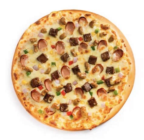 美臣9寸嫩牛尊品披萨370g必胜客西餐厅披萨微波炉烤箱半成品比萨_虎窝淘
