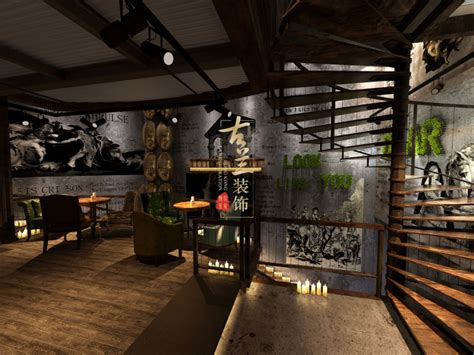赛纳左岸咖啡厅设计-商洛专业咖啡厅装修公司-室内设计作品-筑龙室内设计论坛