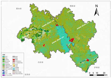 内江市土地利用数据-土地资源类数据-地理国情监测云平台