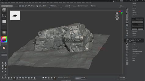 CGer.com|Artstation - Mastering Rock Sculpting Tutorial in Zbrush