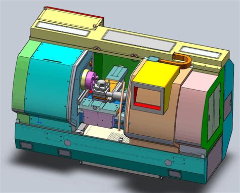 CK-6150（硬轨数控车床）3D模型下载_三维模型_SolidWorks模型 - 制造云 | 产品模型