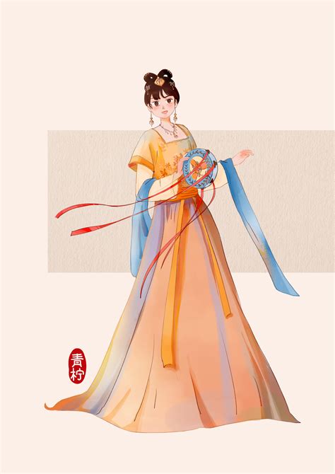 汉服古风头像手稿女生版