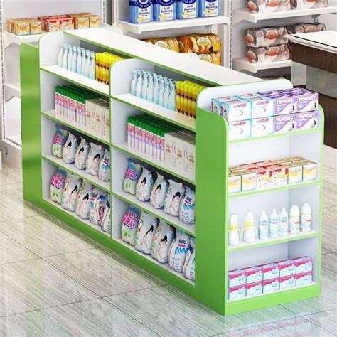 超市商品货架样品展示架饰品化妆品陈列置物架便利店产品货柜现货-阿里巴巴