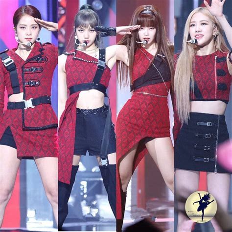 韩国女团套装blackpink同款打歌服女Lisa红色爵士舞蹈舞台演出服-淘宝网