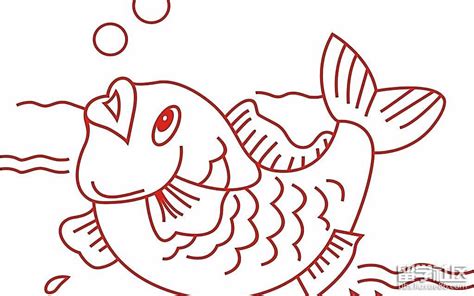 热带小鱼简笔画画法图片步骤🎬小小画家