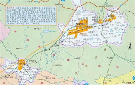 阜新市行政区划图 - 中国旅游资讯网365135.COM