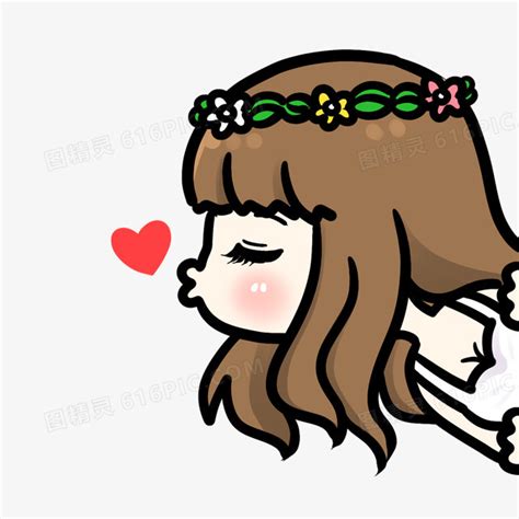 漫画素材接吻图片