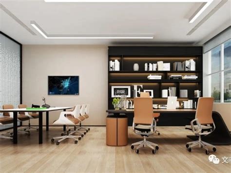 现代简约深圳总经理办公室装修设计案例