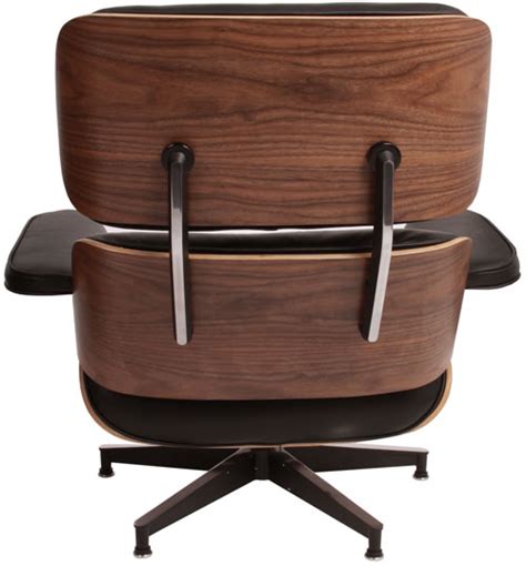 不锈钢脚实木板休闲椅伊母斯Eames Lounge Chair and Ottoman躺椅办公书房椅弯板椅