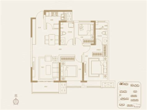 凯里未来城三期 - 现代风格三室一厅一卫装修效果图 - ***5设计效果图 - 每平每屋·设计家