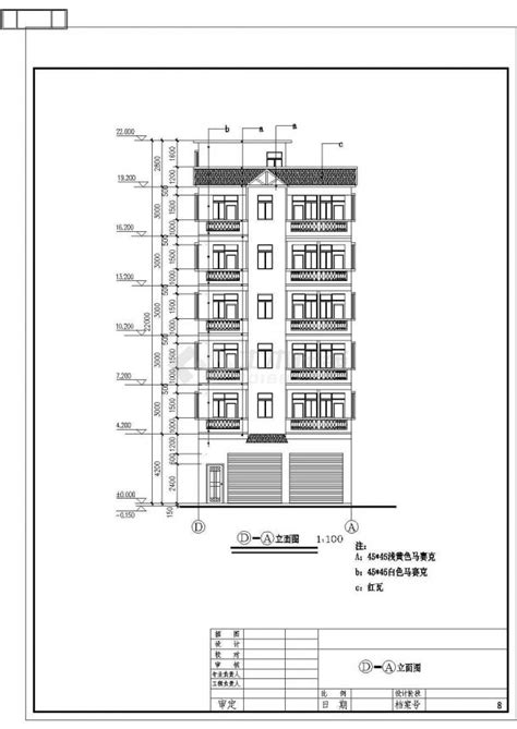 一套简单的出租屋建筑设计图纸（全套）_建筑方案设计_土木在线