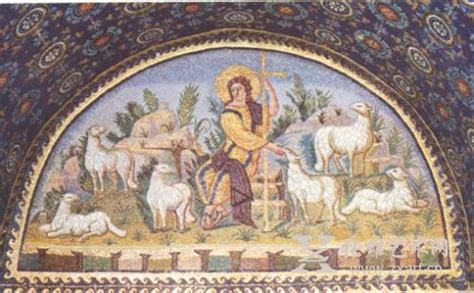善良的牧人天顶壁画,善良的牧羊人壁画_大山谷图库