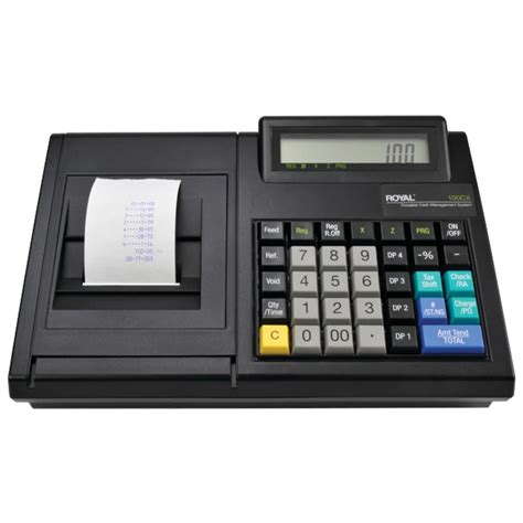 Royal 82175Q 100CX Portable Electronic Cash Register - Walmart.com