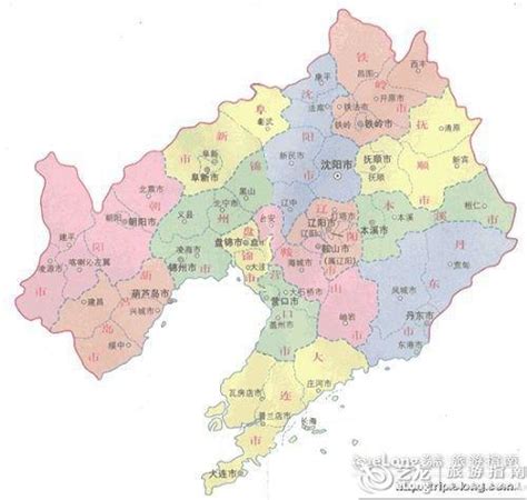 辽宁地图 - 图片 - 艺龙旅游指南