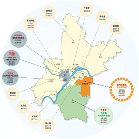 武汉市城市总体规划（2010—2020年）都市发展区绿地系统规划图-中国地质大学新校区建设指挥部