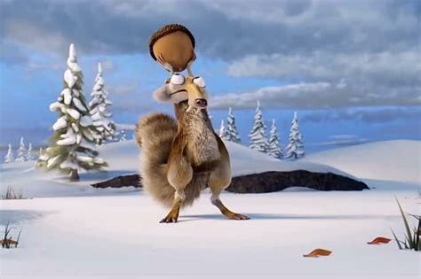 20年了，《冰川时代》里的那只松鼠终于吃到橡果了！_腾讯视频