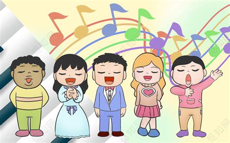 卡通唱歌儿童世界儿歌日原创插画素材免费下载 - 觅知网