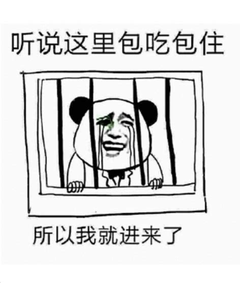 进监狱表情包图片