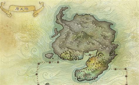 世界(大陆)地图-ElfArtWorld