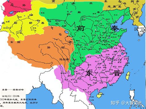 东晋十六国时期全图高清版-历史地图网