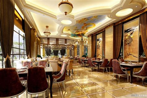 旅联金融商务餐厅设计_美国室内设计中文网