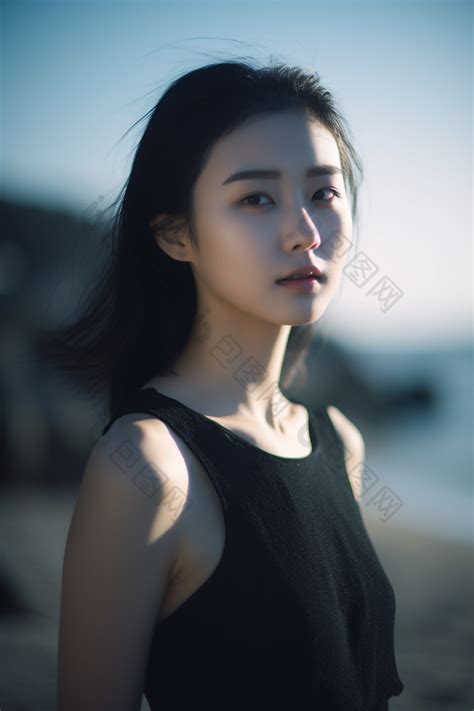 古风穿搭黑裙子女生头像