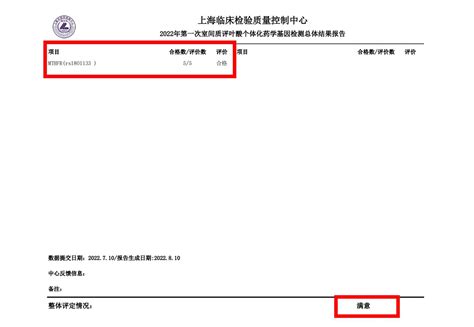 凯创生物各项目合格通过上海临检中心室间质评！_公司动态_上海凯创生物技术有限公司