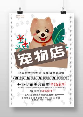 宠物店活动海报设计可爱图片_宠物店活动海报设计可爱模板下载_红动中国