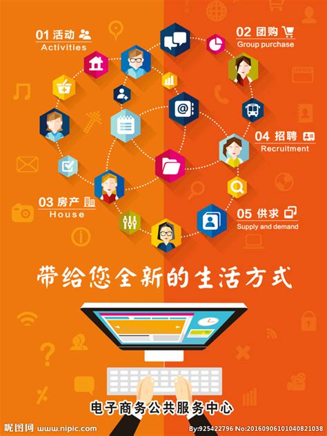 电子科技宣传海报PSD素材免费下载_红动中国