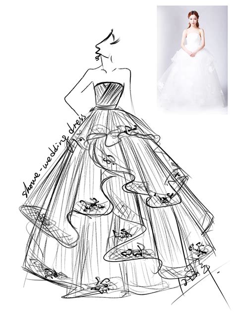 婚纱设计手稿|服装|正装/礼服|MilanFashionCam - 原创作品 - 站酷 (ZCOOL)