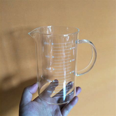 厂家批发带刻度玻璃杯加厚玻璃量杯带手柄家用烘焙耐热防爆水杯子-阿里巴巴