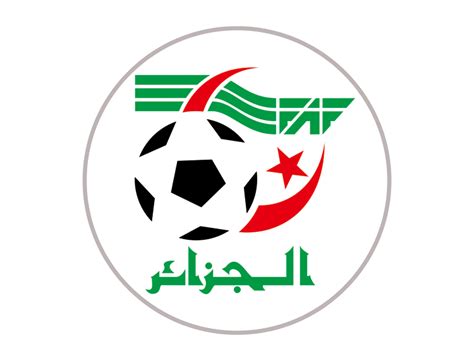 阿尔及利亚国家足球队队徽标志矢量图LOGO设计欣赏 - LOGO800