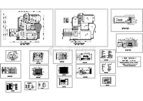 家装CAD全套标准施工图设计图__室内设计_环境设计_设计图库_昵图网nipic.com