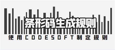 条形码生成规则有几种 条形码生成规则怎么设置-CODESOFT中文网站