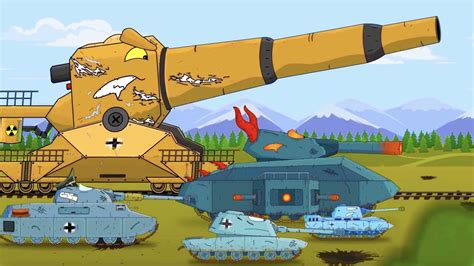 儿童坦克动画：kv -44坦克卡通片