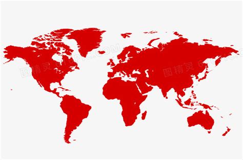 红色世界地图图片免费下载_PNG素材_编号1yqi5y5dg_图精灵