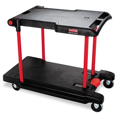 Rubbermaid Commercial Products 34.375-in Shelf Utility Cart in the ...