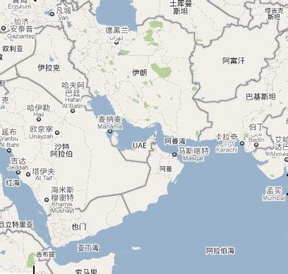 迪拜阿联酋在地图位置,阿联酋在上的位置,阿联酋地理位置_大山谷图库