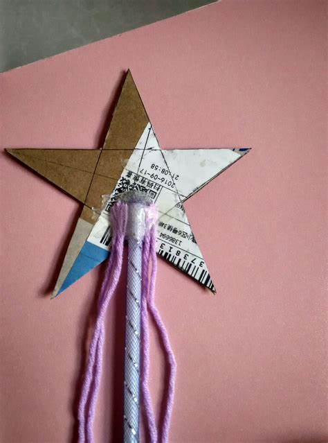 折纸立体星星魔杖(折纸星星魔法棒) - 抖兔学习网