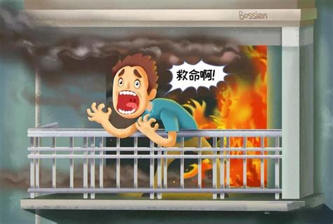 安全漫画 | 火灾逃生法则专题——家庭火灾-上海固银实业有限公司