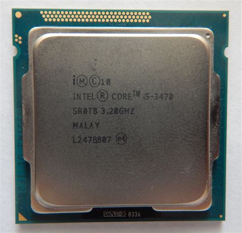 Intel Core i5-3470 3.20GHz Quad-Core CPU Computer Processor LGA1155 ...