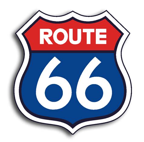 Route 66 Rusty Metal Sign 28 x 28 Inches
