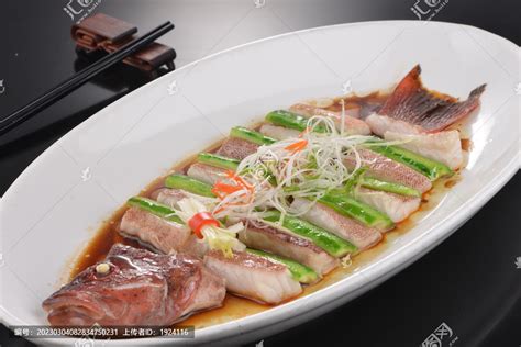 蒸东星斑,中国菜系,食品餐饮,摄影素材,汇图网www.huitu.com