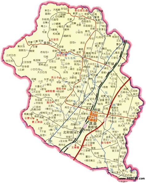 淇县行政区划图 - 中国旅游资讯网365135.COM